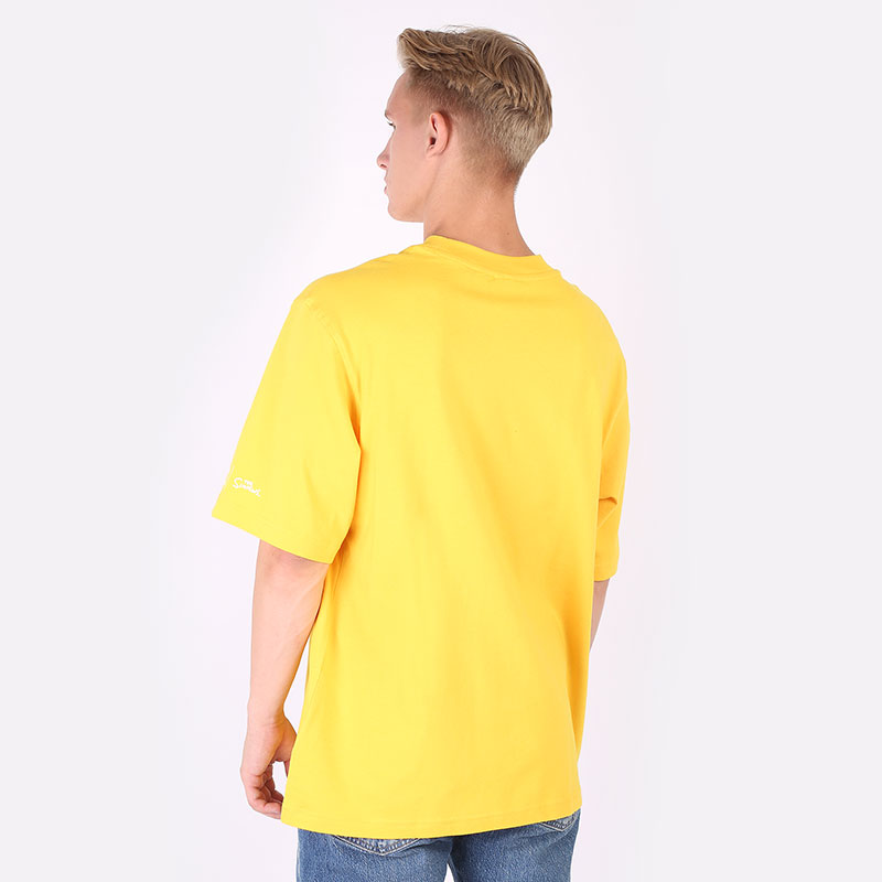 мужская желтая футболка adidas SMPS DOH TEE HA5818 - цена, описание, фото 5